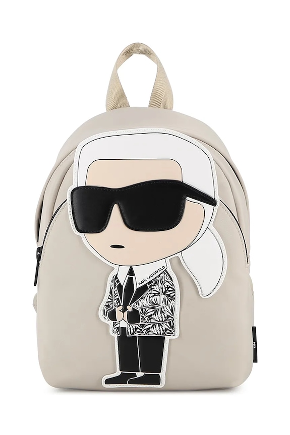 Παιδικό σακίδιο Karl Lagerfeld απομίμηση λείου δέρματος μπεζ Z31208