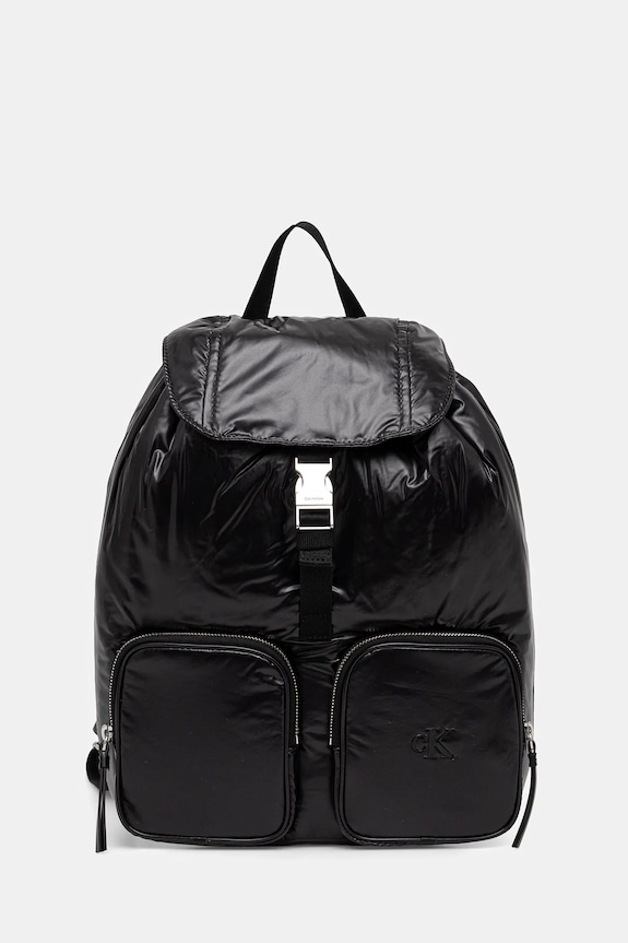 Ruksak Calvin Klein jednofarebný čierna LV04F3406G
