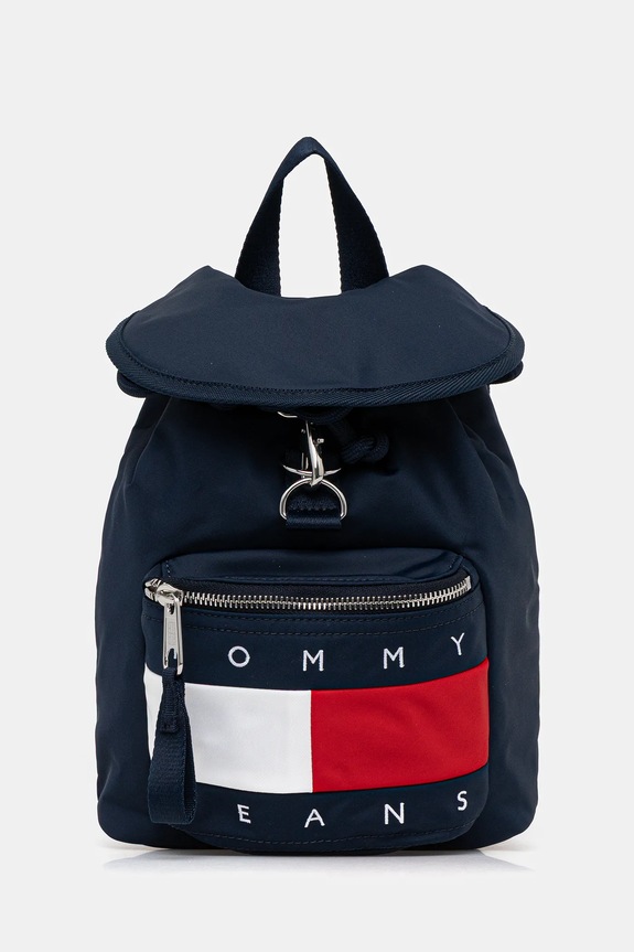 Batoh Tommy Jeans jemný vzor námořnická modř AW0AW18088