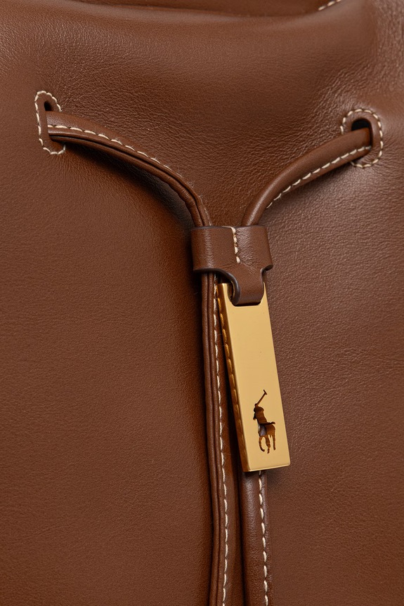 Polo Ralph Lauren ghiozdan de piele 428P01429 maro