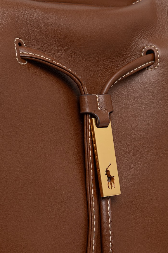 Polo Ralph Lauren ghiozdan de piele 428P01429 maro