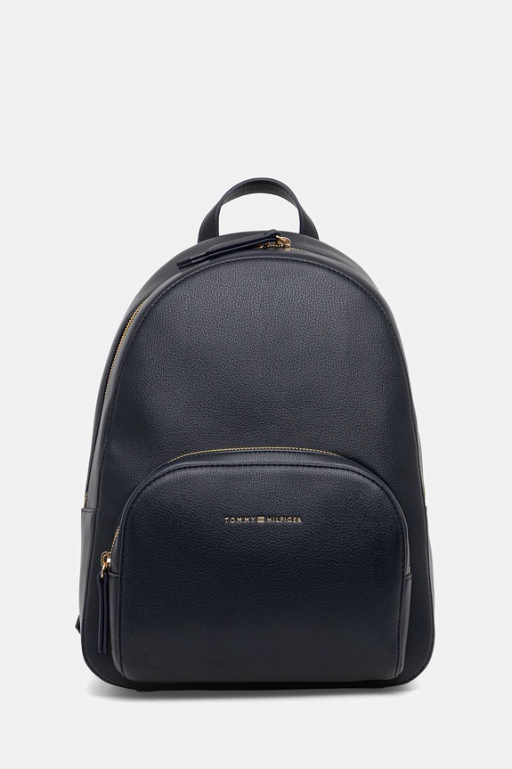 Ruksak Tommy Hilfiger imitácia kože tmavomodrá AW0AW18118