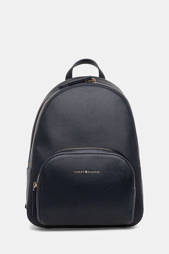 Ruksak Tommy Hilfiger imitácia kože tmavomodrá AW0AW18118
