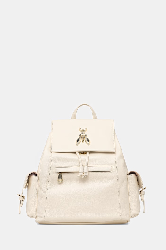 Patrizia Pepe rucsac pentru femei, din piele bej 8B0339.L133