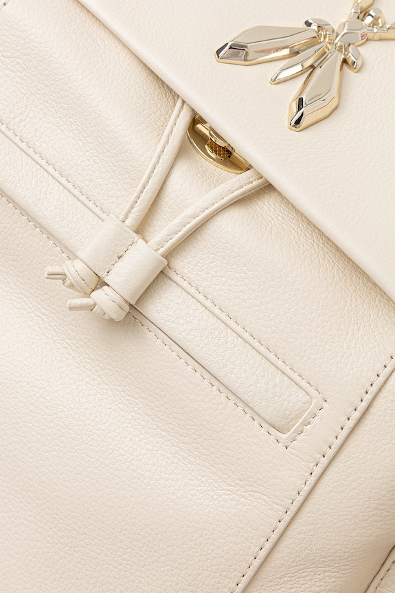 Patrizia Pepe rucsac pentru femei, din piele bej 8B0339.L133