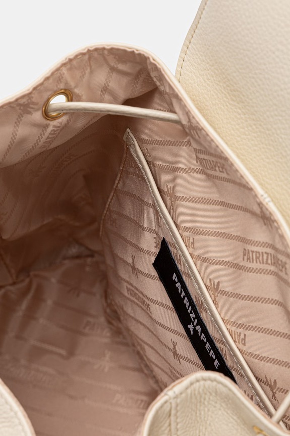 Patrizia Pepe rucsac pentru femei, din piele 8B0340.L133 bej