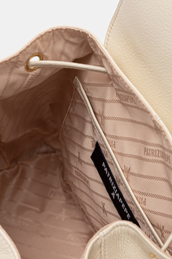Patrizia Pepe rucsac pentru femei, din piele 8B0340.L133 bej