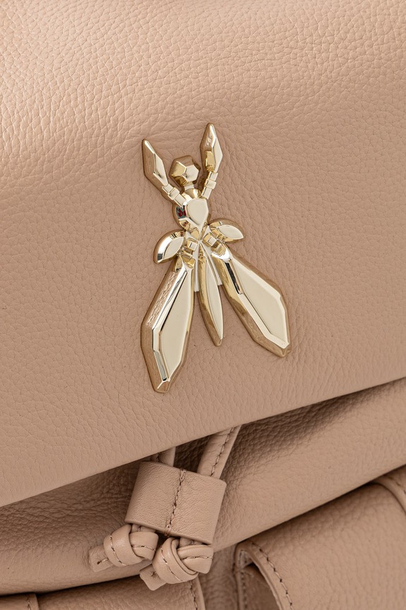 Patrizia Pepe rucsac pentru femei, din piele bej 8B0340.L133