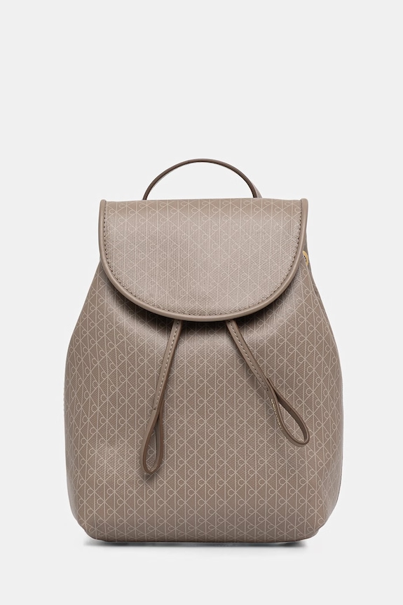 Calvin Klein plecak damski z imitacji skóry brązowy LV04F3507G