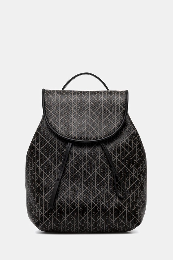 Calvin Klein plecak damski z imitacji skóry czarny LV04F3507G