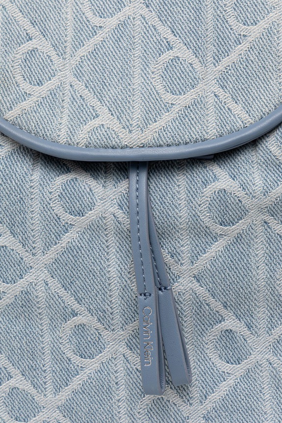 Calvin Klein plecak miejski damski jeansowy niebieski LV04F3508G