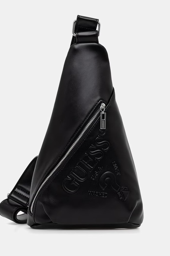 Ruksak Guess AGATA imitácia kože čierna V6GZ06.W2121