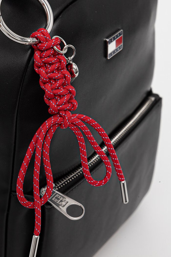 Tommy Jeans plecak miejski damski z imitacji skóry czarny AW0AW18579
