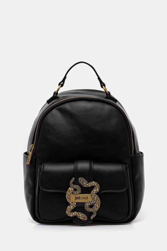 Just Cavalli plecak aplikacja czarny 80RA4BA5.ZSA89