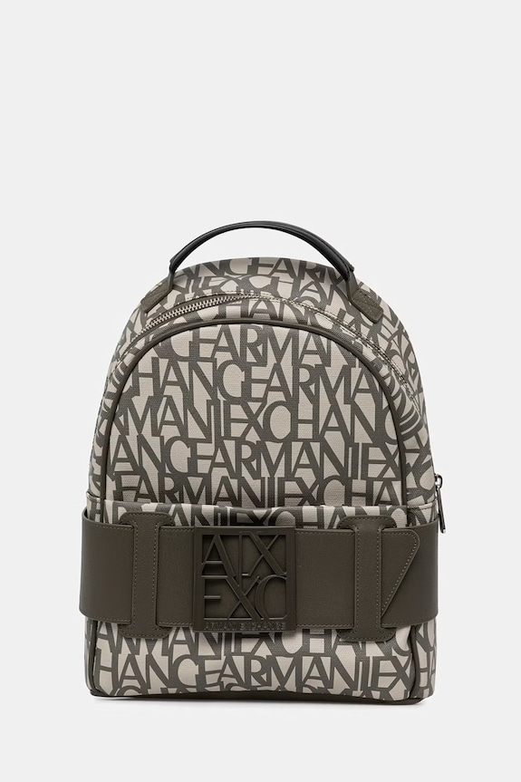 Armani Exchange rucsac de oraș pentru femei, cu imitație de piele verde 949153.3F742