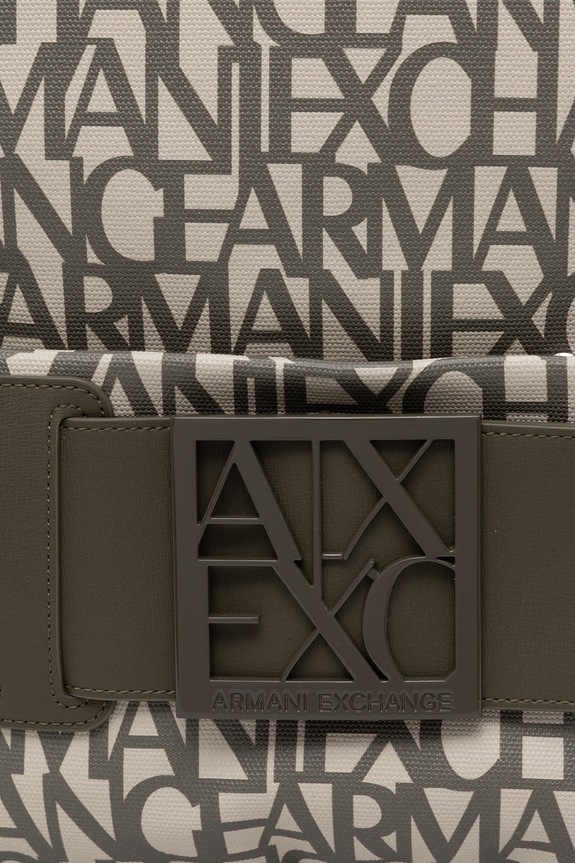 Armani Exchange rucsac de oraș pentru femei, cu imitație de piele verde 949153.3F742