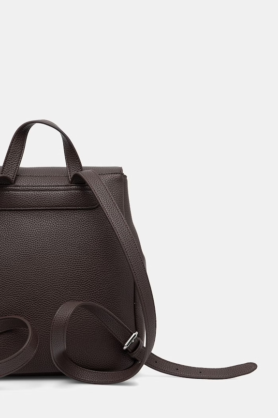 Akcesoria Armani Exchange plecak miejski damski z imitacji skóry XW002591.AF11902 brązowy
