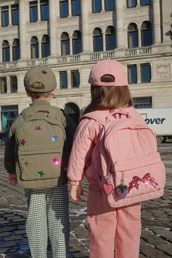 Konges Sløjd ghiozdan copii JUNO QUILTED SEQUIN BACKPACK MIDI KS104320.PreSpring