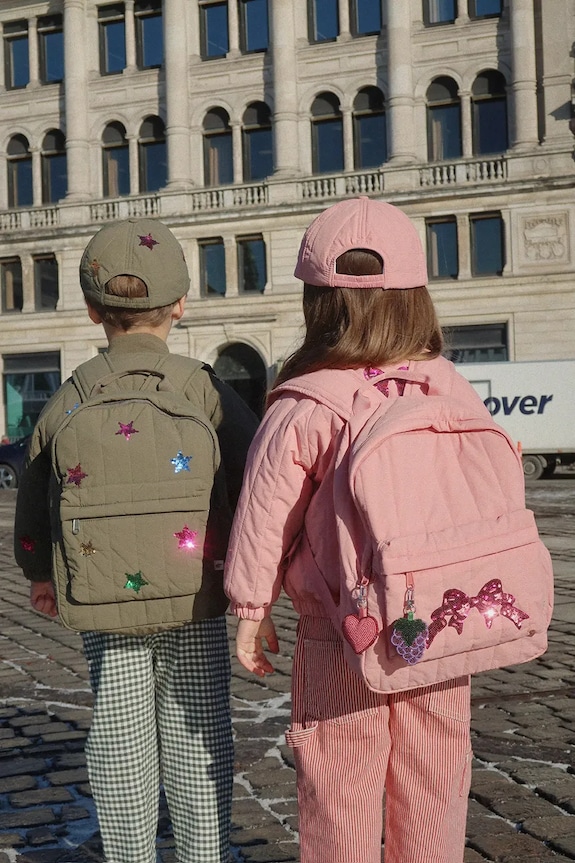 Konges Sløjd ghiozdan copii JUNO QUILTED SEQUIN BACKPACK MIDI KS104320.PreSpring