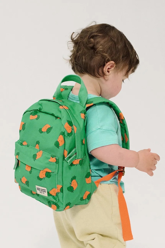Detský ruksak Bobo Choses Tangerine vzorovaný zelená 126AH064