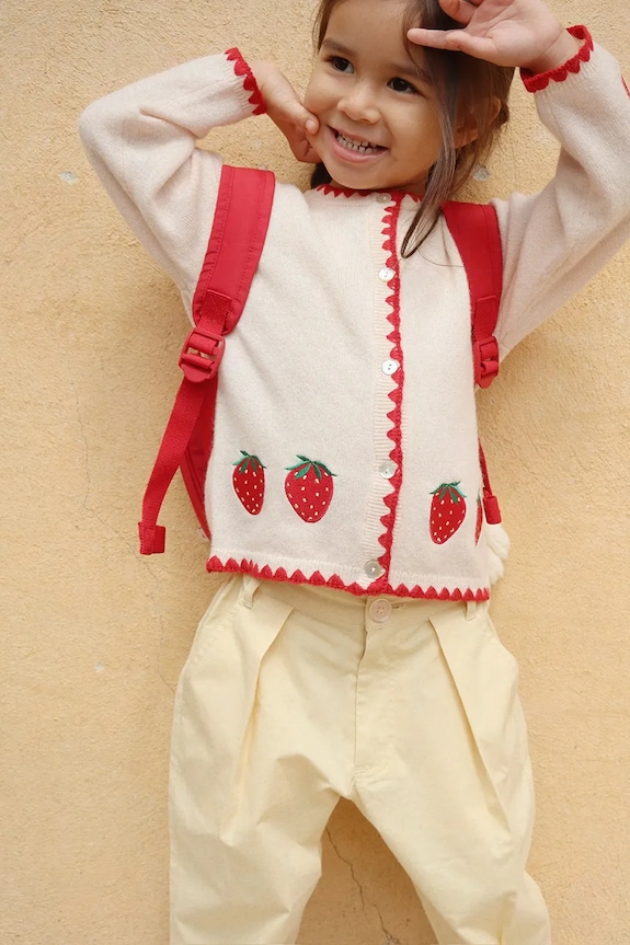 Detský ruksak Konges Sløjd STRAWBERRY MINI BACKPACK KS104440.PPY2