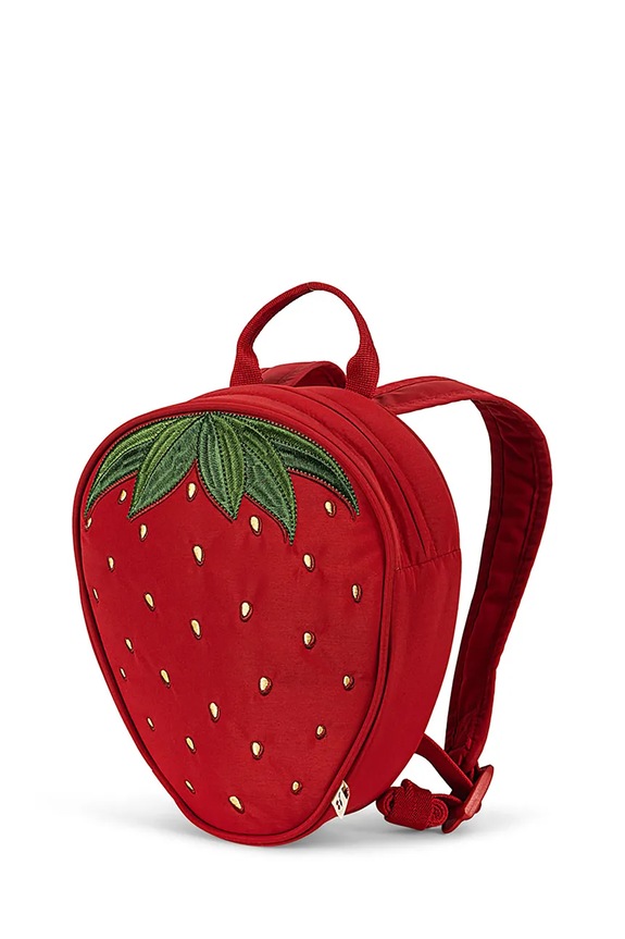 Chlapec Detský ruksak Konges Sløjd STRAWBERRY MINI BACKPACK KS104440.PPY2 červená