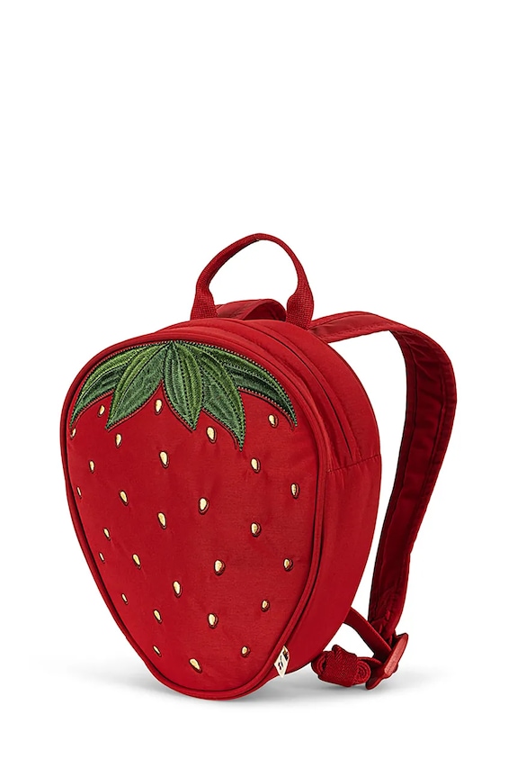 Chlapec Detský ruksak Konges Sløjd STRAWBERRY MINI BACKPACK KS104440.PPY2 červená