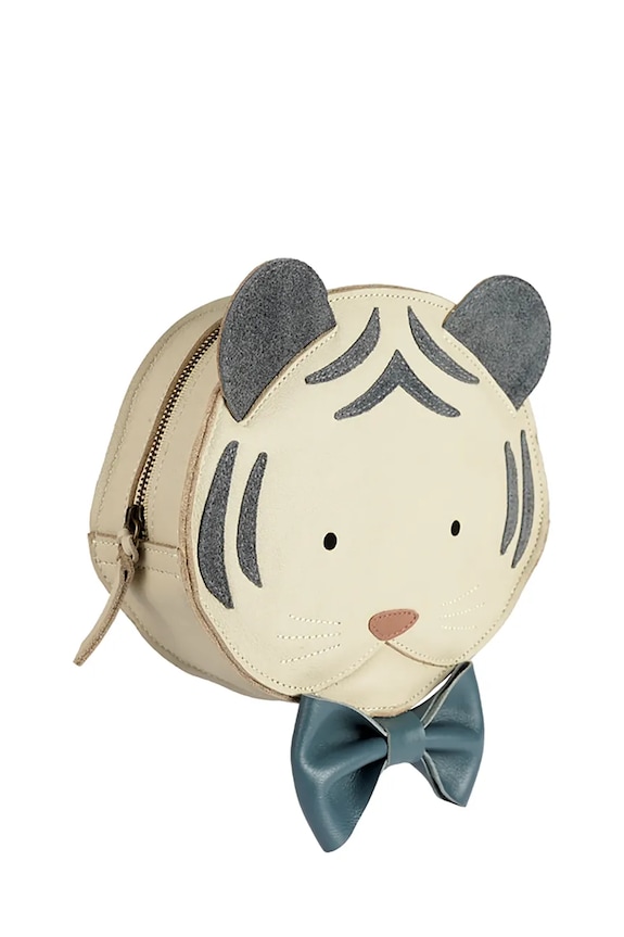 Donsje rucsac pentru copii, din piele Tendo Backpack Festive White Tiger bej 5519404