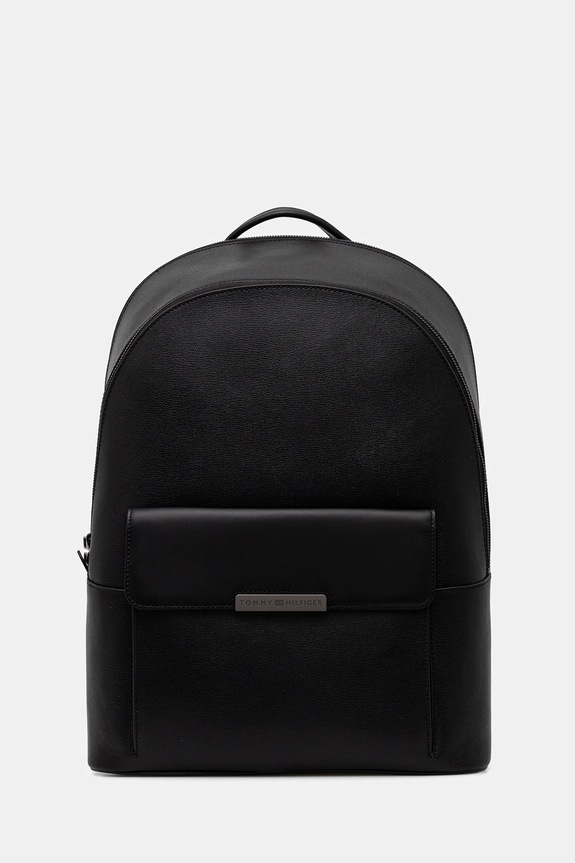 Kožený ruksak Tommy Hilfiger usňová koža čierna AM0AM13981