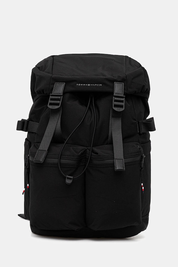 Tommy Hilfiger hátizsák szintetikus bőr fekete AM0AM14038