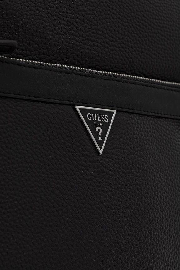 Guess ghiozdan de piele MONACO negru HMMOGR.P6145