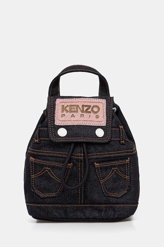 Kenzo plecak nie mieści A4 granatowy FG58SA403F23