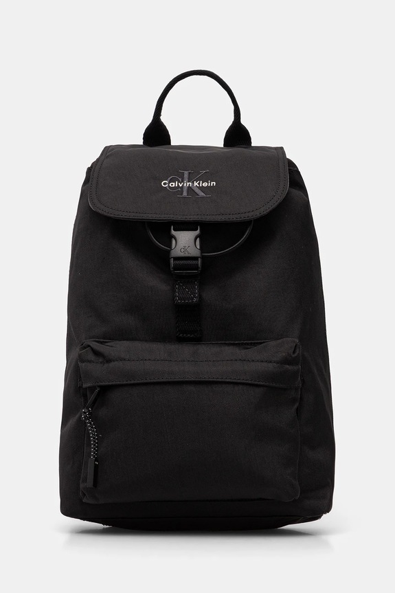 Ruksak Calvin Klein jednofarebný čierna LV04D3320G