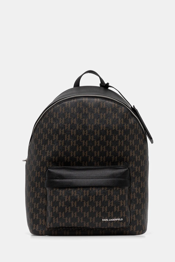 Karl Lagerfeld plecak K/MONOGRAM mieści A4 brązowy B1M30221