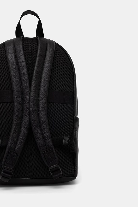 Akcesoria Calvin Klein plecak miejski męski z imitacji skóry LV04D3398G czarny