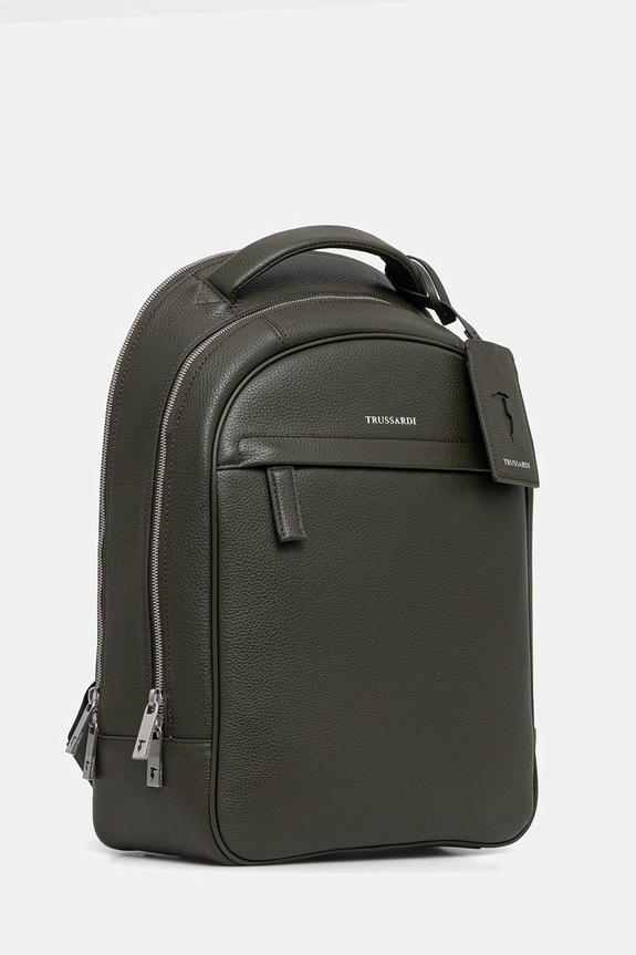 Trussardi zaino in pelle Z698E006311N verde SS26