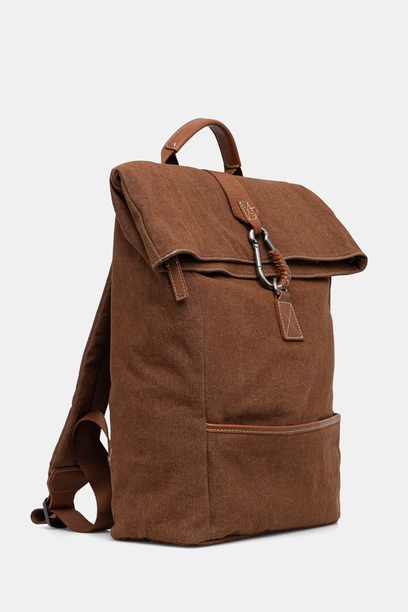 United Colors of Benetton mestni nahrbtnik moški bombažni 6911VY00Z rjava SS26