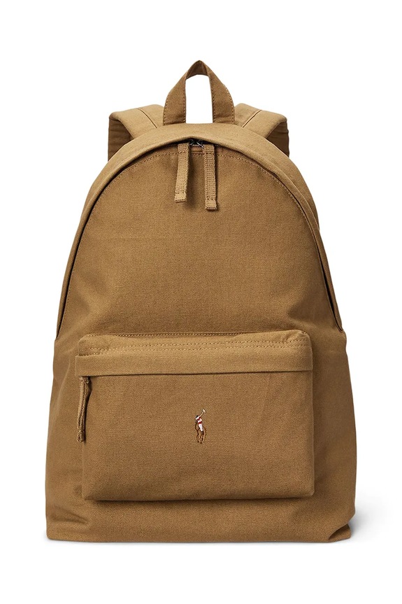 Polo Ralph Lauren plecak miejski męski bawełniany brązowy 405967603