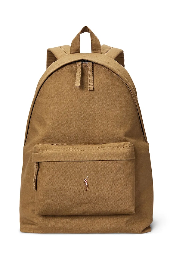 Polo Ralph Lauren plecak miejski męski bawełniany brązowy 405967603