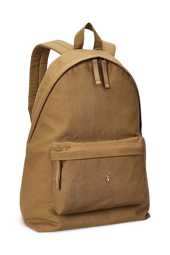 Polo Ralph Lauren plecak miejski męski bawełniany 405967603 brązowy SS26