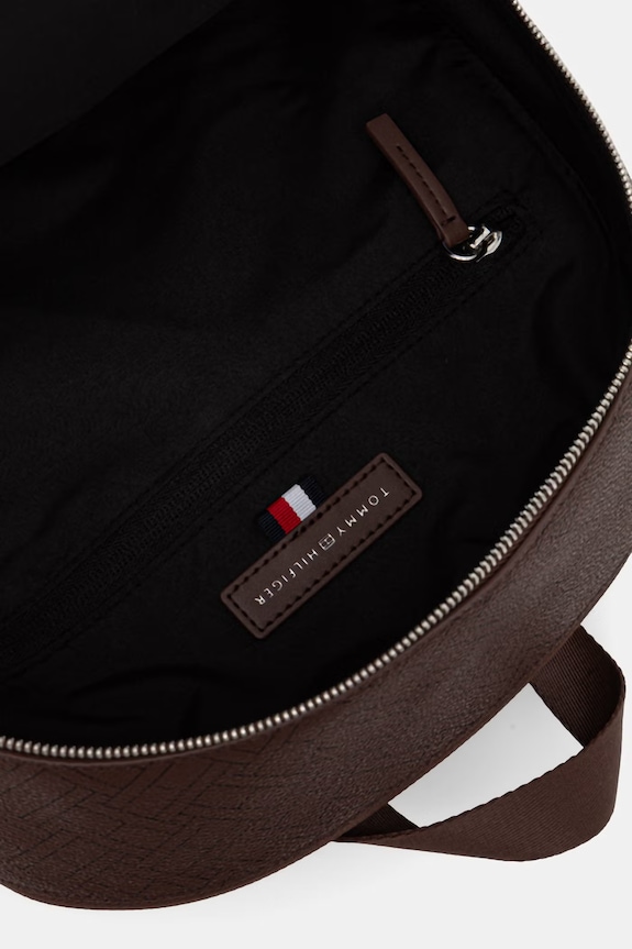 Tommy Hilfiger rucsac de oraș pentru bărbați, din imitație de piele AM0AM14137 maro