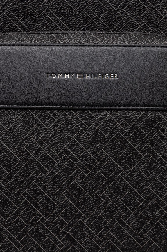 Tommy Hilfiger rucsac de oraș pentru bărbați, cu imitație de piele negru AM0AM14137