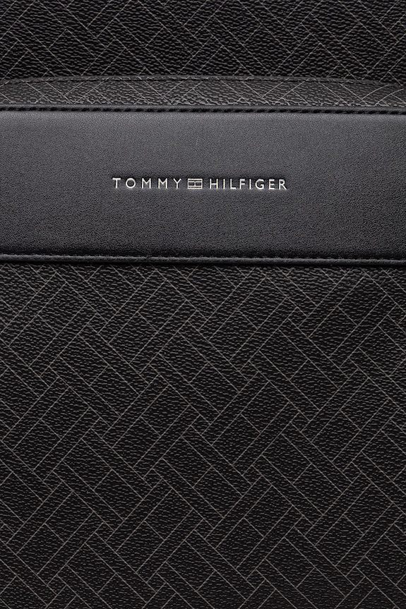 Tommy Hilfiger rucsac de oraș pentru bărbați, cu imitație de piele negru AM0AM14137
