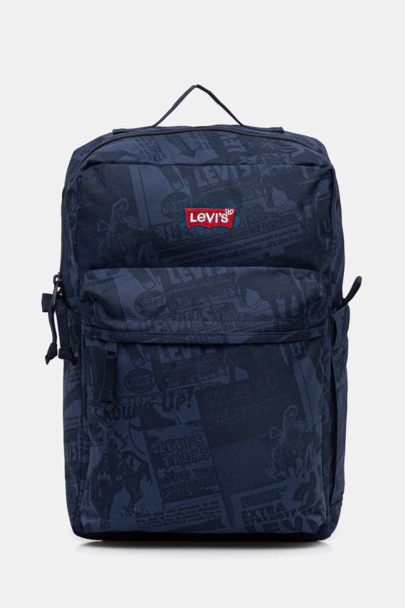 Σακίδιο πλάτης Levi's L-Pack Standard απλικέ σκούρο μπλε D5463.0020