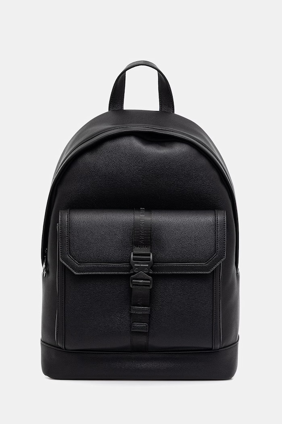 Armani Exchange plecak męski z imitacji skóry czarny XM002565.AF22537