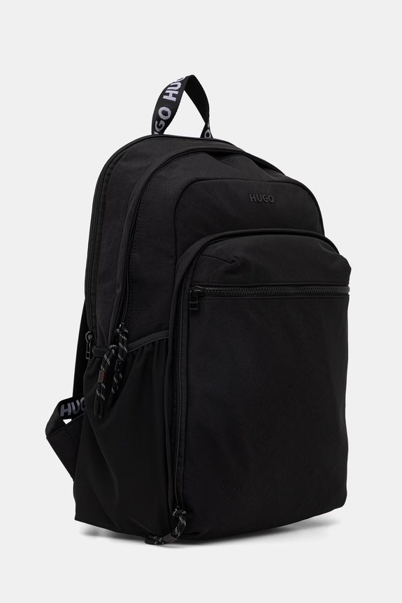 HUGO zaino per laptop da uomo AYDEN_Backpack 50563572 nero SS26