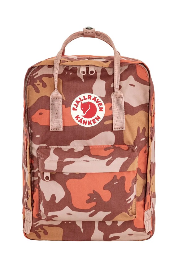 Ruksak Fjallraven Kanken Graphics vzorovaný oranžová F23200359