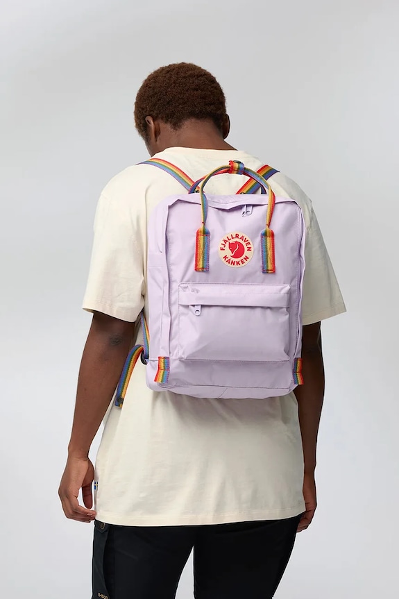 Fjallraven rucsac Kanken Rainbow F23620 roz