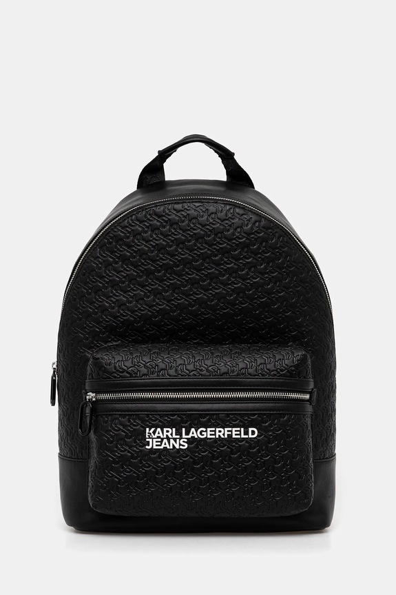 Batoh Karl Lagerfeld Jeans vzorovaný černá B1M30141