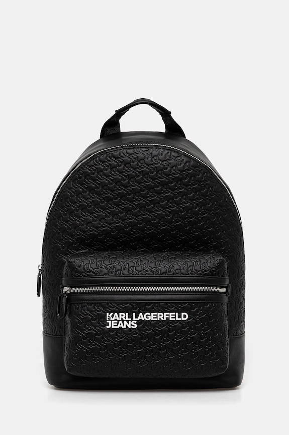 Batoh Karl Lagerfeld Jeans vzorovaný černá B1M30141